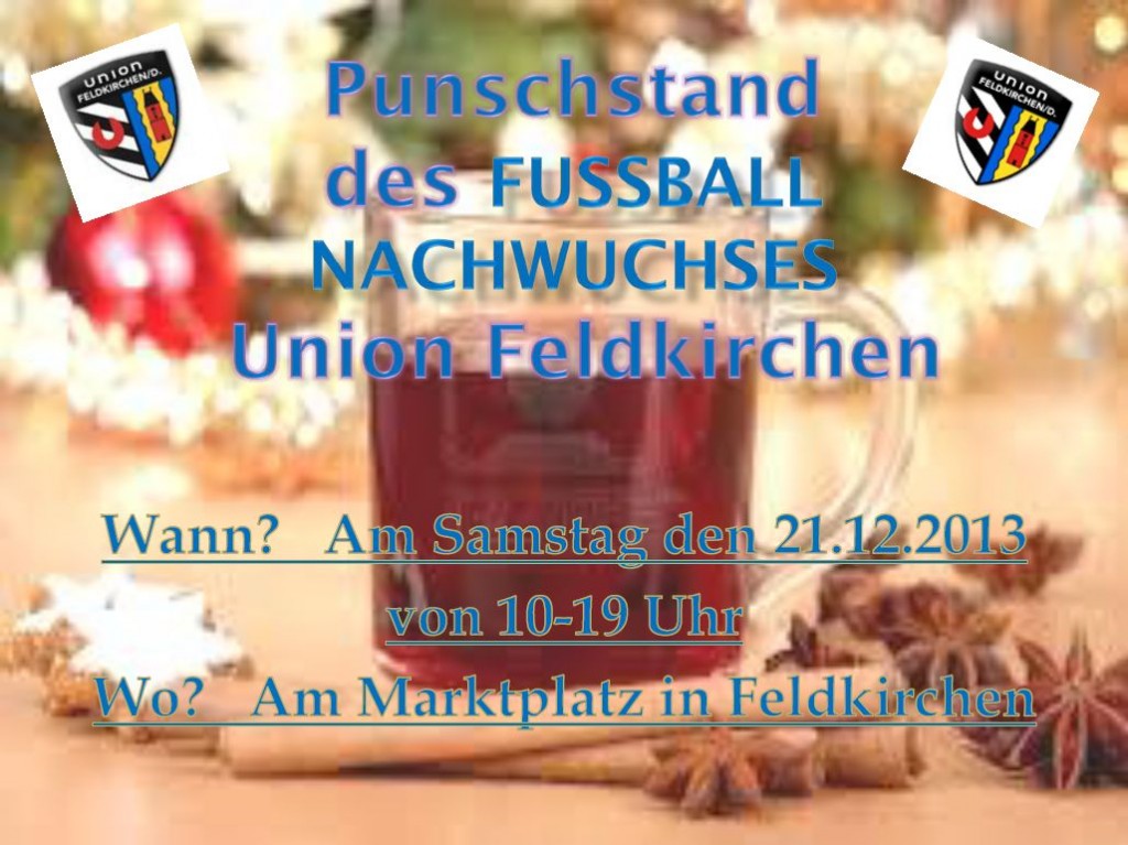 Flyer U16 Punschstand