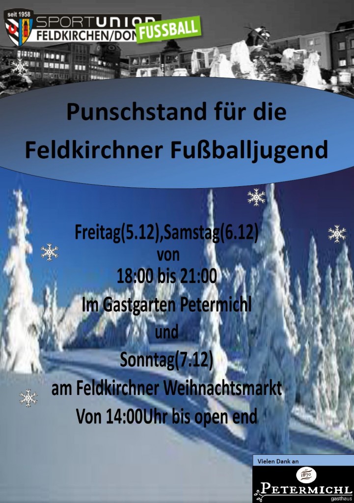 Punschstand U17 2014